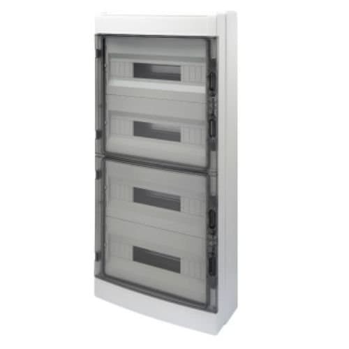Tablou aplicat GEWISS 72 module, IP65, cu ușă fumurie