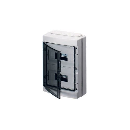 Tablou aplicat GEWISS 24 module, ușă fumurie, IP65