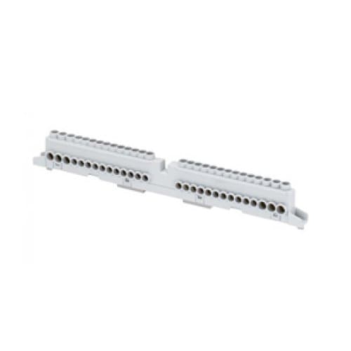 Bară de nul sau împământare GEWISS pentru tablouri electrice, 3x16 + 17x10