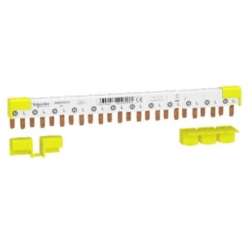 Piepteni pentru întrerupătoare Schneider Electric Acti9, 1P+N, 12 module