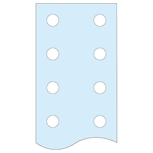 Bară verticală cu găuri 25x5 Schneider Electric pentru tablouri Prisma