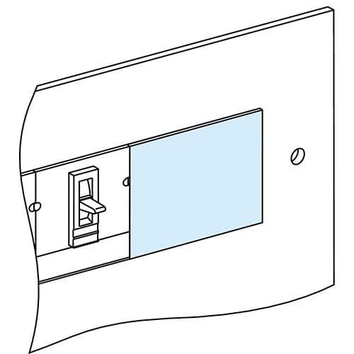 Placă de obturare Schneider Electric pentru tablou Prisma, 147 mm