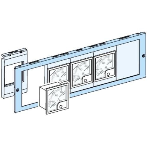 Placă frontală Schneider Electric pentru tablou electric, 72x96, 3 module