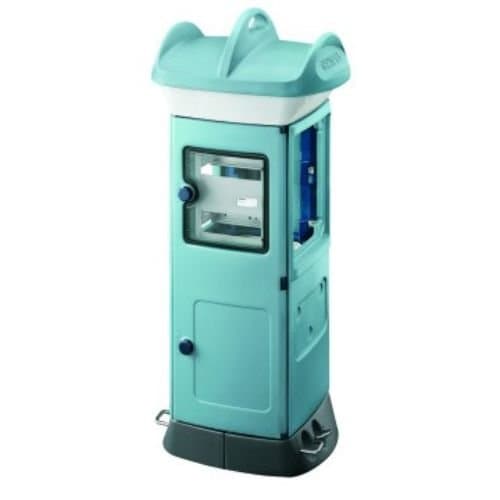 Bloc terminal GEWISS albastru, 18 module, pentru tablouri electrice