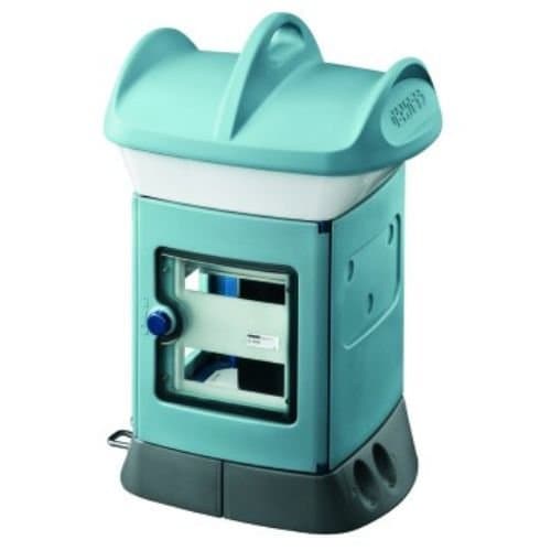 Bloc terminal GEWISS albastru, IP56, pentru tablouri electrice