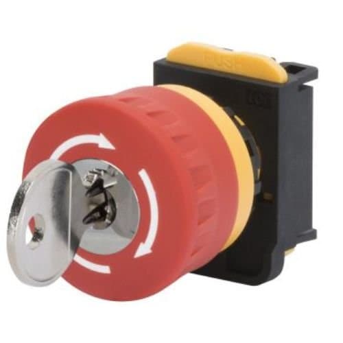 GW74362 Buton cu revenire și cheie ciupercă rotund 40mm