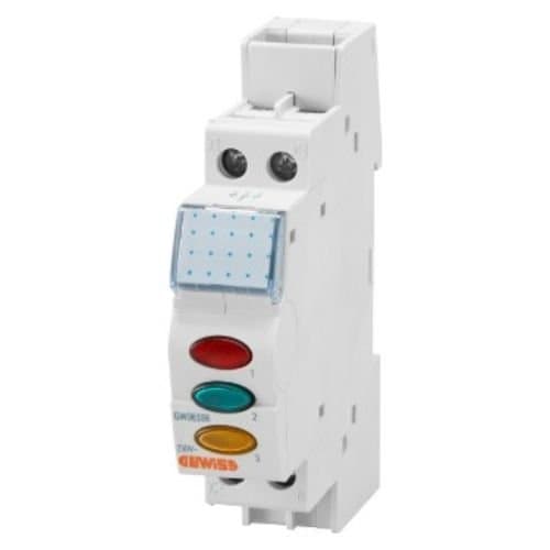 GW96598 Indicator luminos triplu Roșu/Galben/Verde 230V 1 m