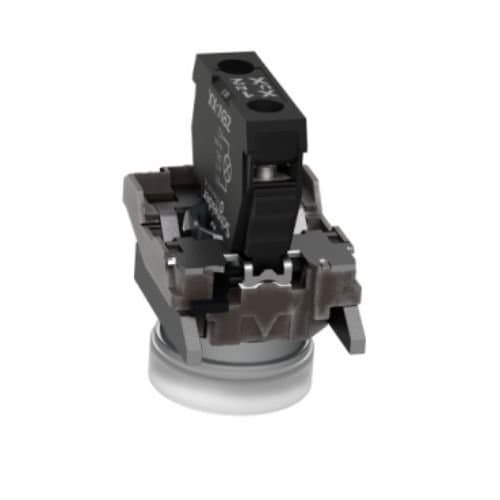 Buton de semnalizare LED Schneider Electric, 22 mm, alb