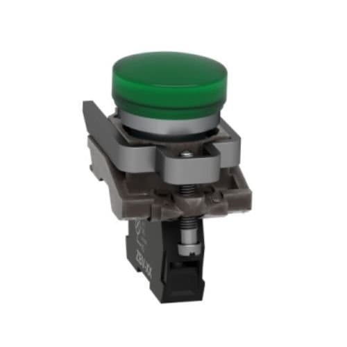 Buton de semnalizare LED Schneider Electric, verde, 22 mm
