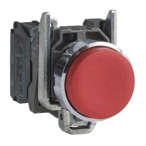 Buton complet Schneider Electric de 22 mm, roșu, pentru comandă industrială