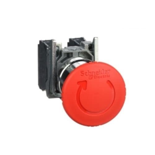 XB4BS8445 Buton oprire de urgență 1 NO + 1 NC 22mm Roșu