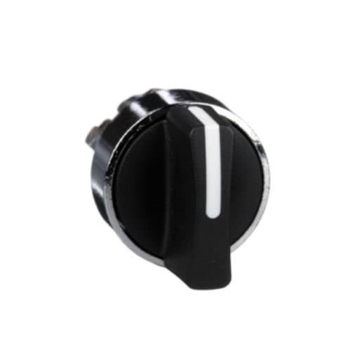 ZB4BD2 Cap selector cu oprire în 2 poziții D22 Negru