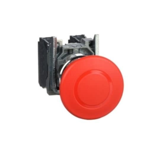 XB4BT845 Buton oprire urgență 1NC+1NO Roșu