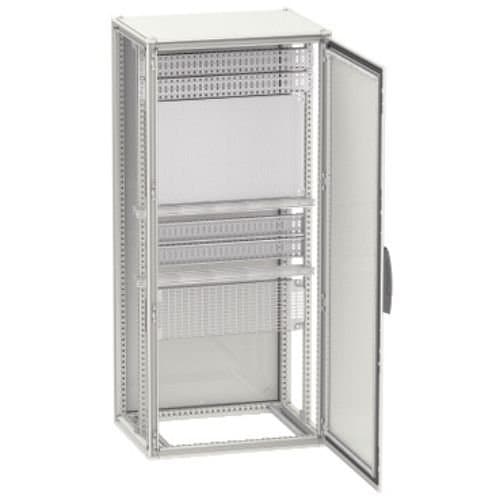 Set 4 suporți de ridicare Schneider Electric, din oțel, pentru dulapuri PanelSet