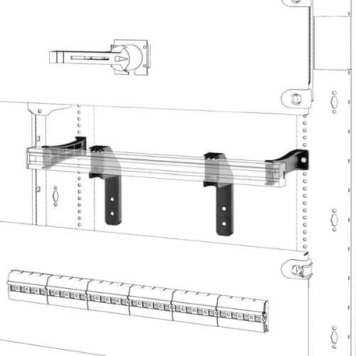 Kit montaj pentru panou de distribuție GEWISS QDX630 H, 400 mm