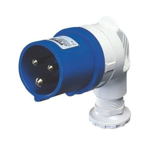 GW60085 Fișă ind 90G 2P+E 16A 230V 6h Albastru IP44