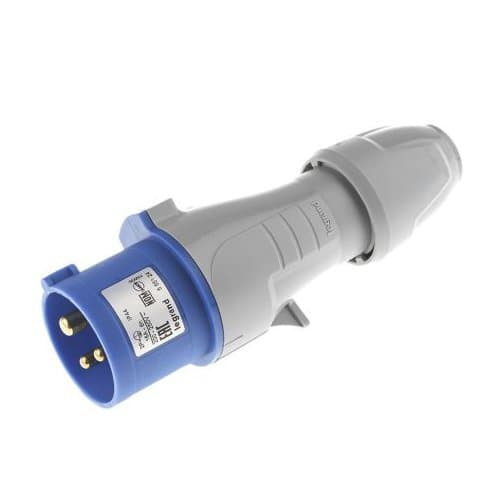 555124 Fișă industrială 2P+T 16A 230V, Albastru, IP44