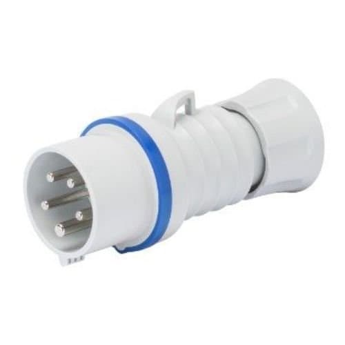 GW60005H Fișă ind 3P+T 16A 200-250V 9h Albastru IP44/IP54
