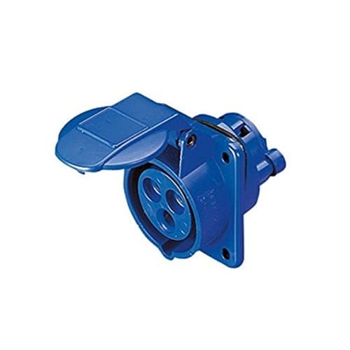 GW62205H Priză ind fixă 10G 2P+E 16A 250V 6h Albastru