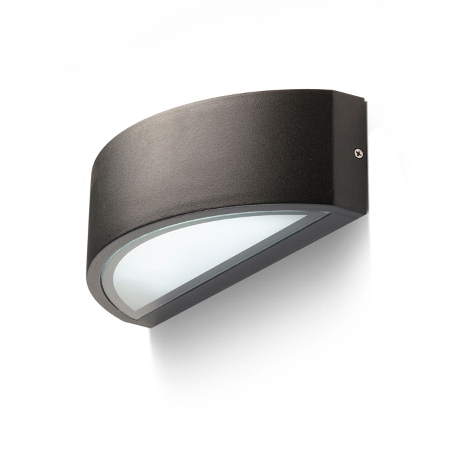 Aplica de perete neagră LED 26W E27 IP54 Rendl LESA