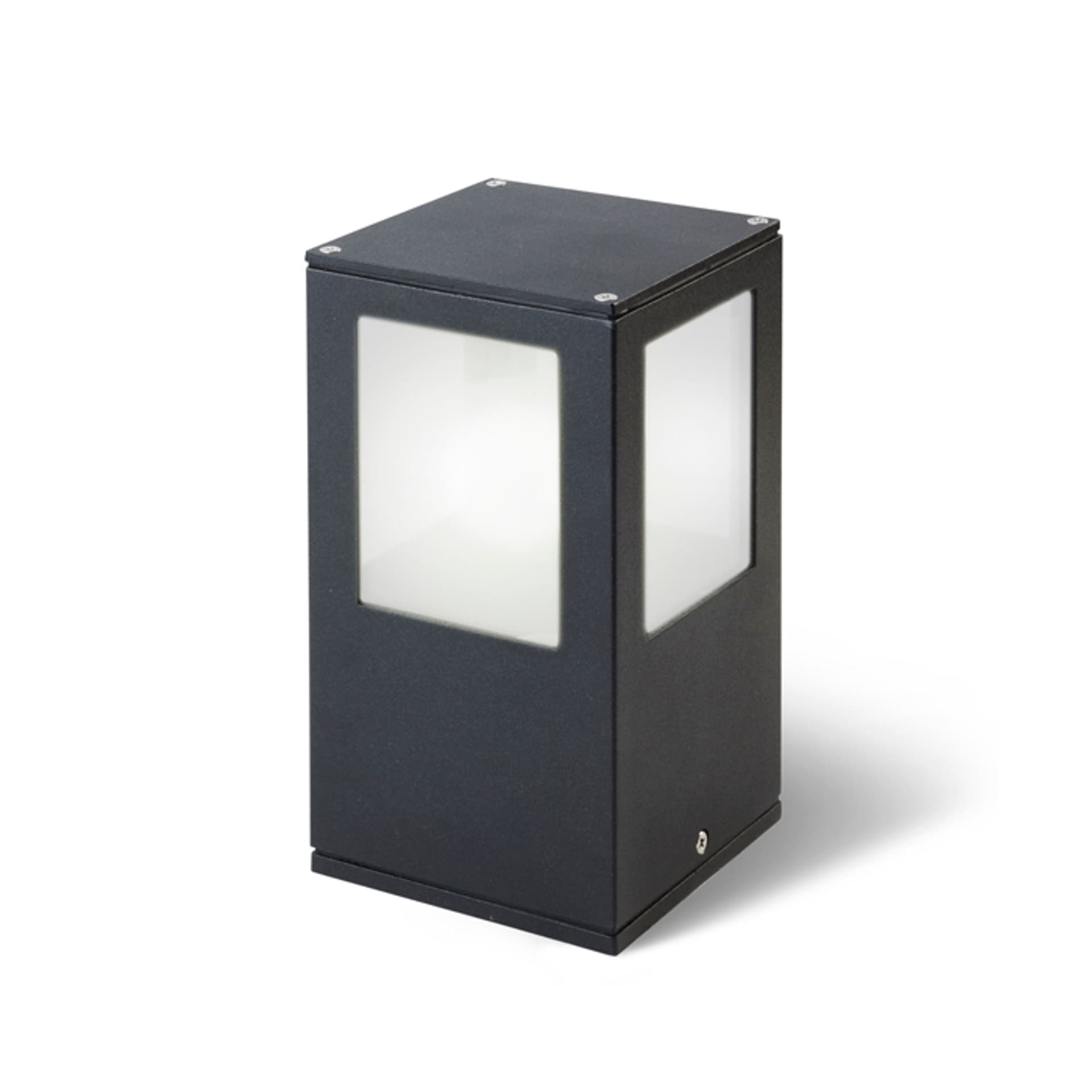 Rendl Ponder 20 aplice perete/podea negru 230V LED E27 15W IP44