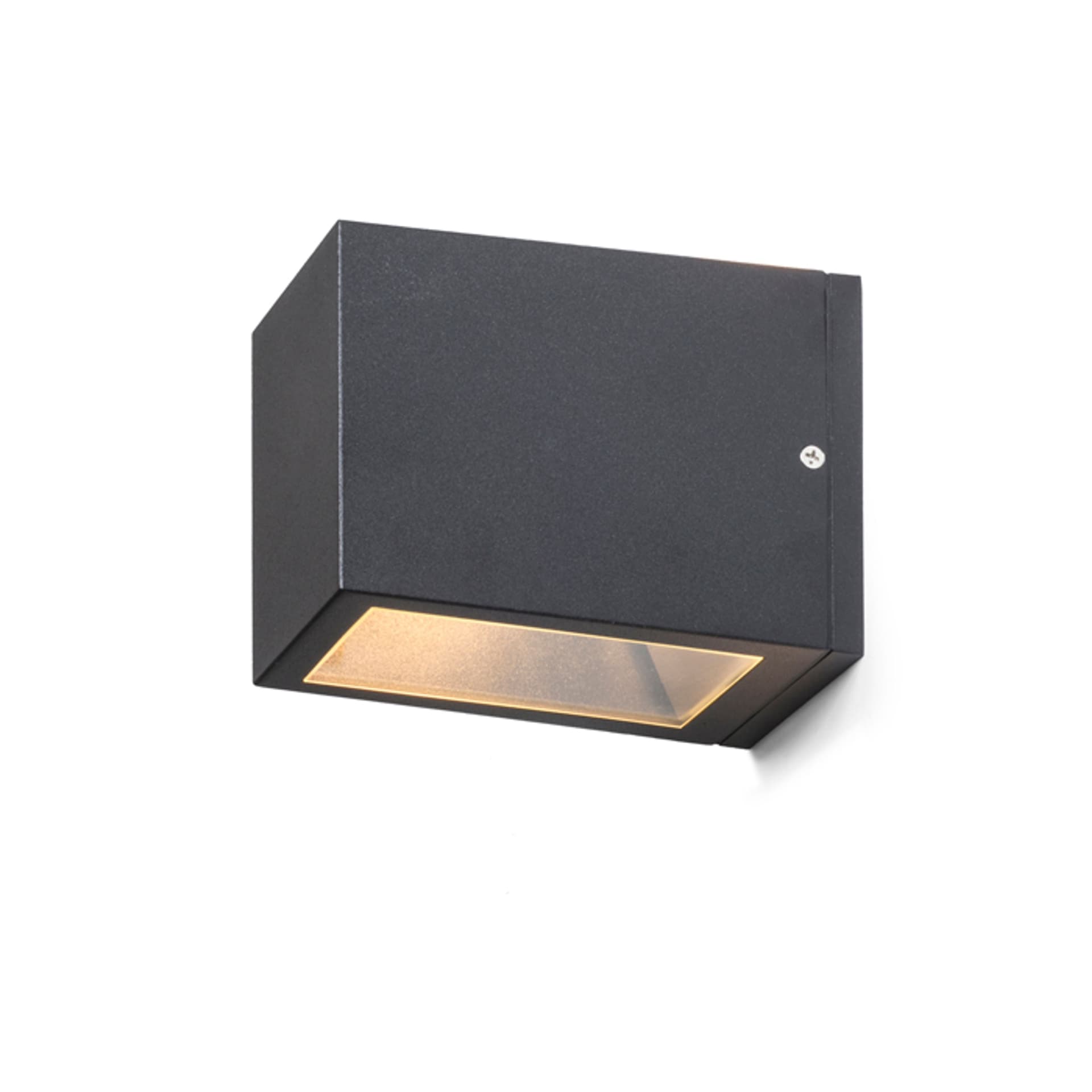Aplică de perete Rendl Cabox II, antracit, E27, 15W, IP54