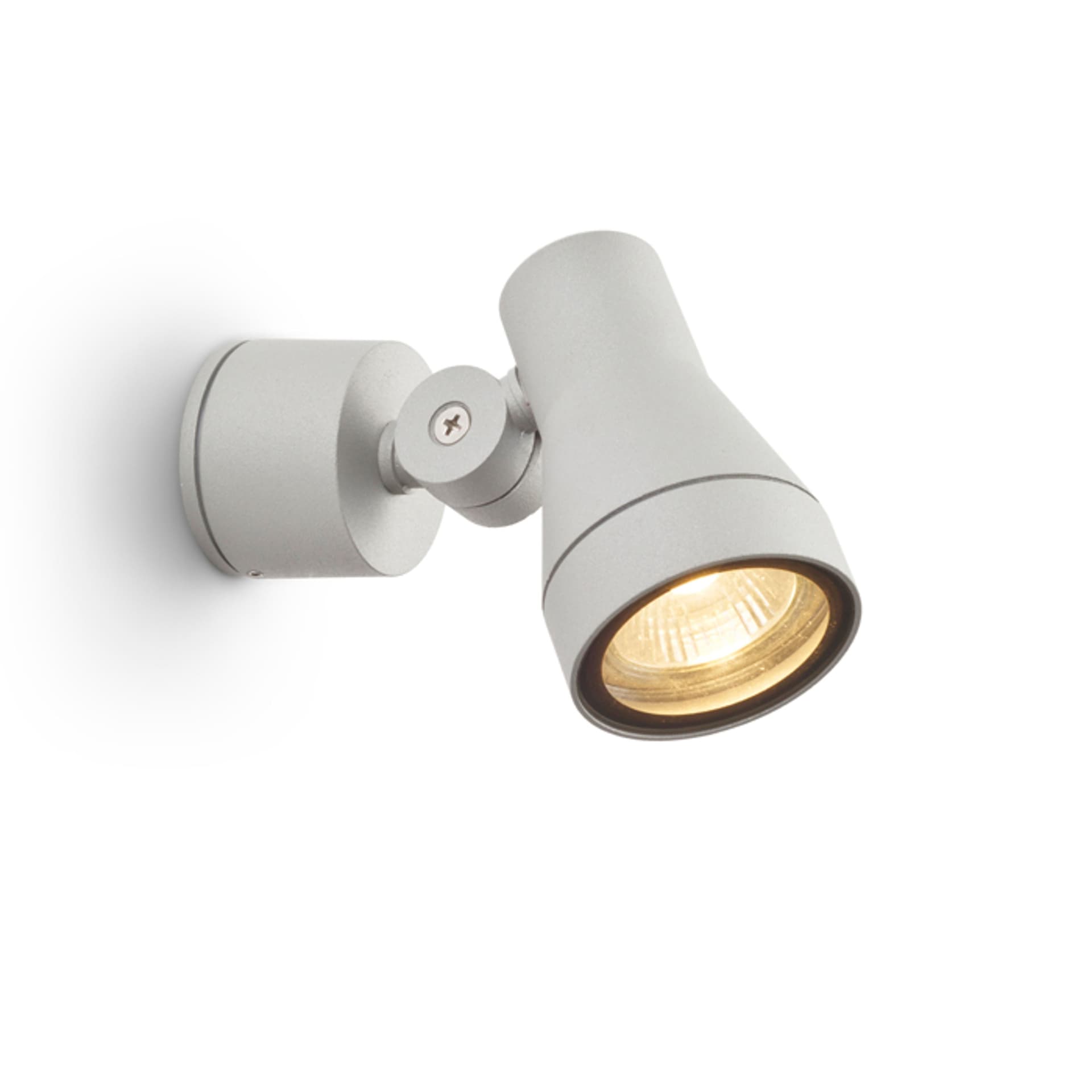 Aplică de perete Rendl Direzza gri argintiu 230V LED GU10 8W IP54