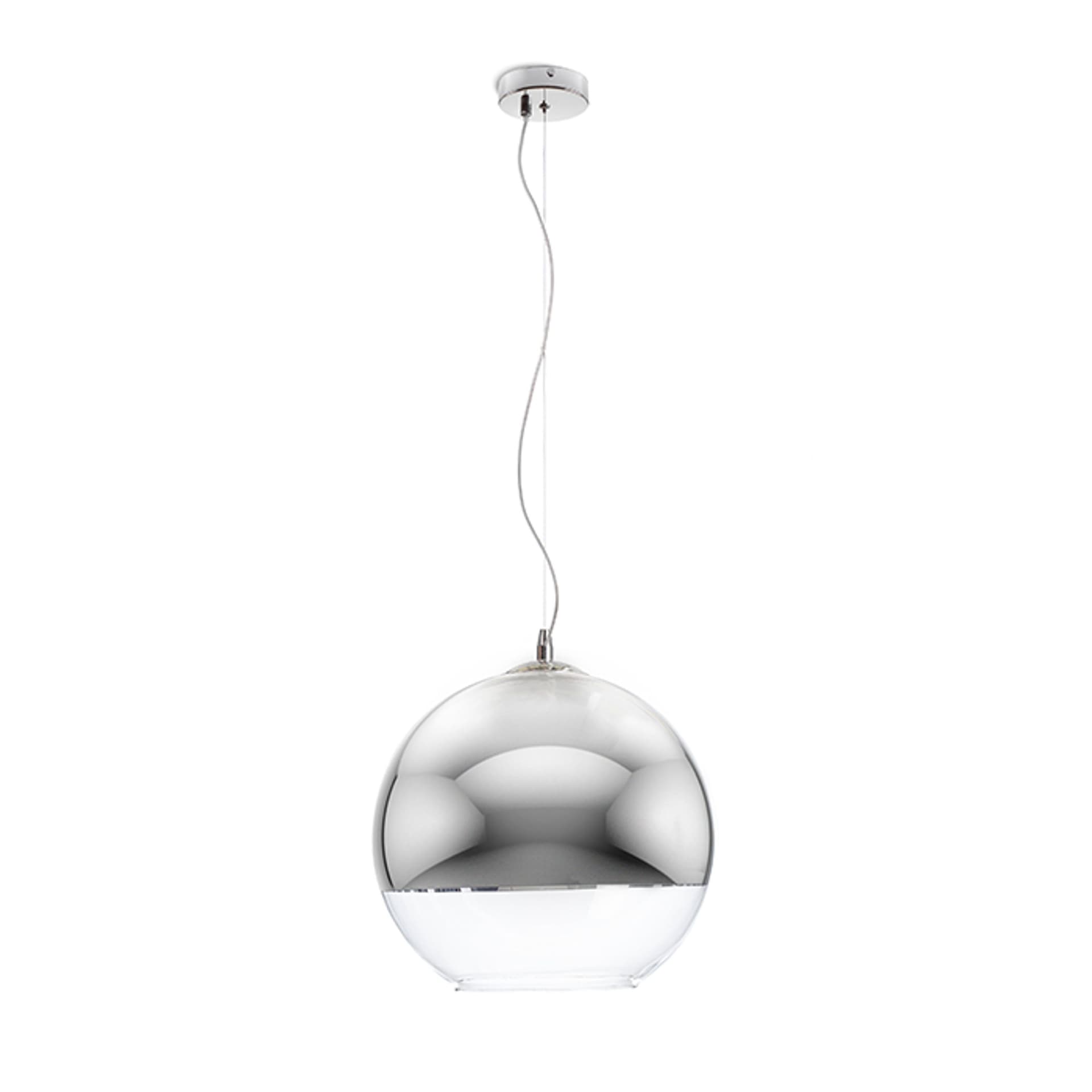 Rendl Beau Monde 35 suspensie crom/sticlă transparentă, E27, 15W, 230V