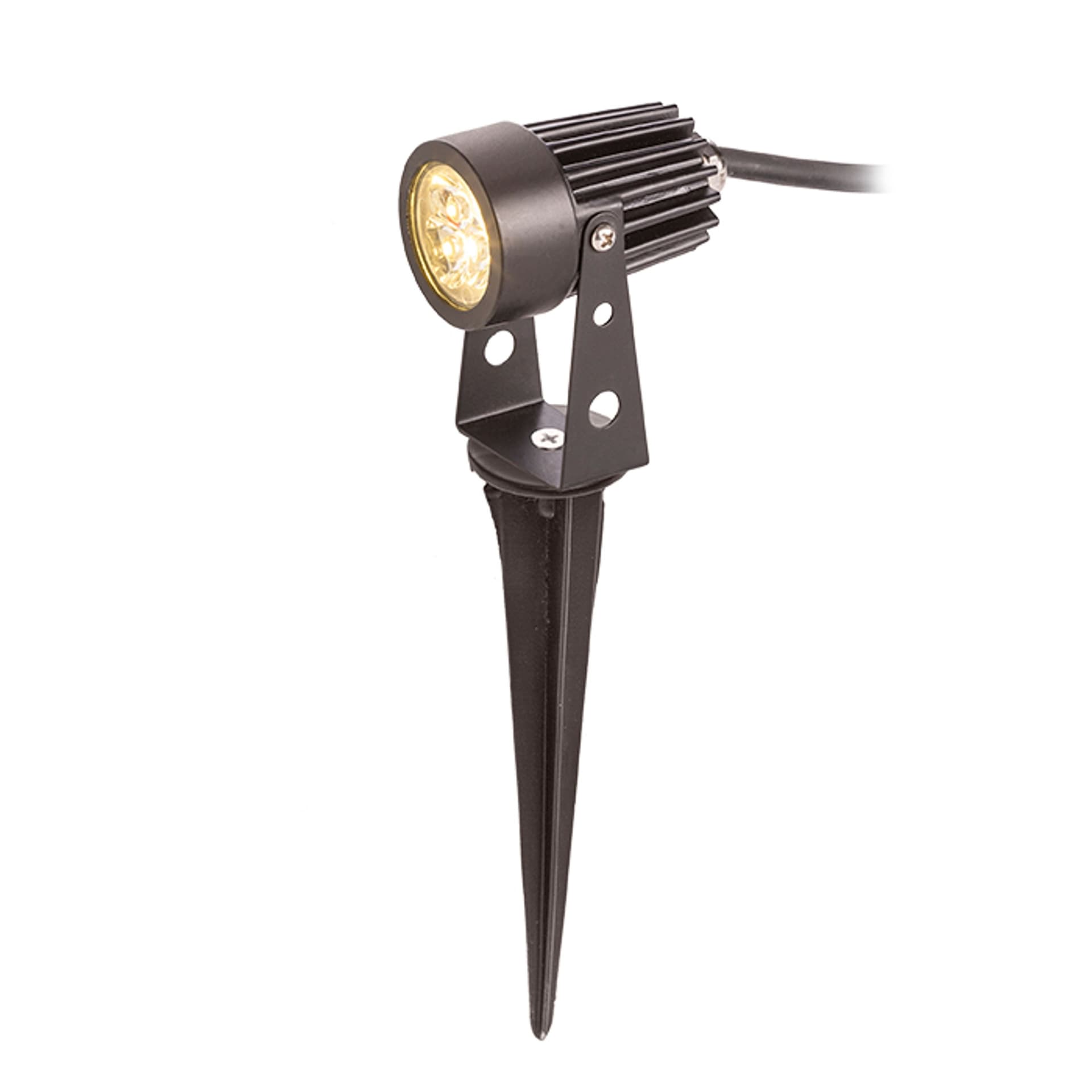 RENDL GUN negru 230V LED 3x1W 30° IP65 3000K