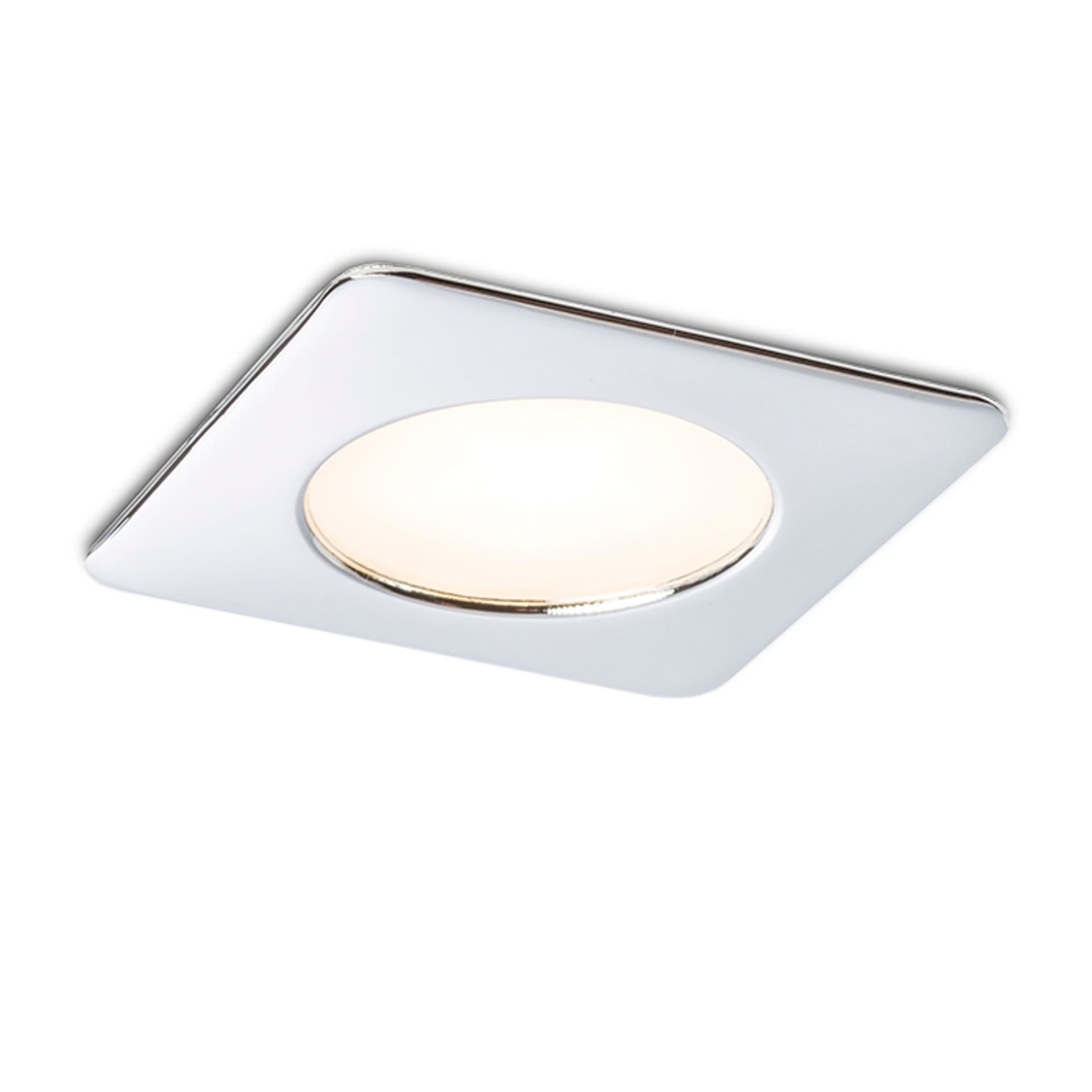Spot LED Rendl Inez SQ crom, 3W, 12V, IP44, 3000K