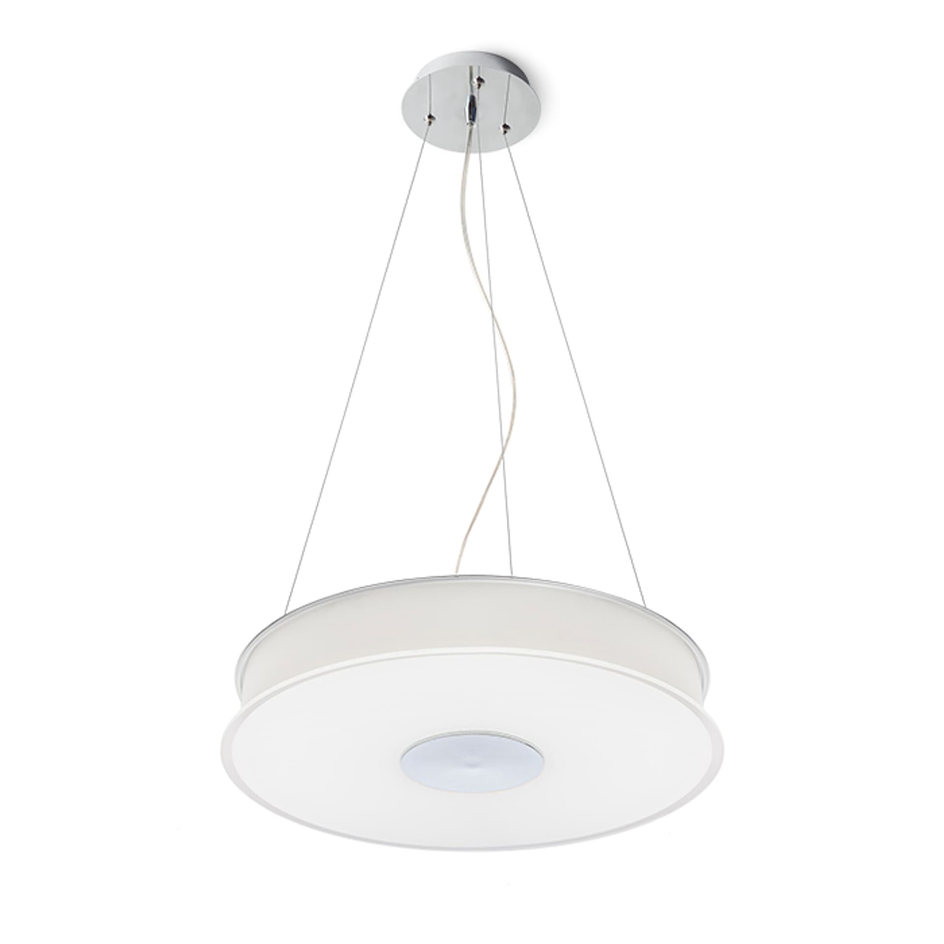 Suspensie Rendl Asteri, sticlă satinată/crom, 230V, 2GX13, 40W