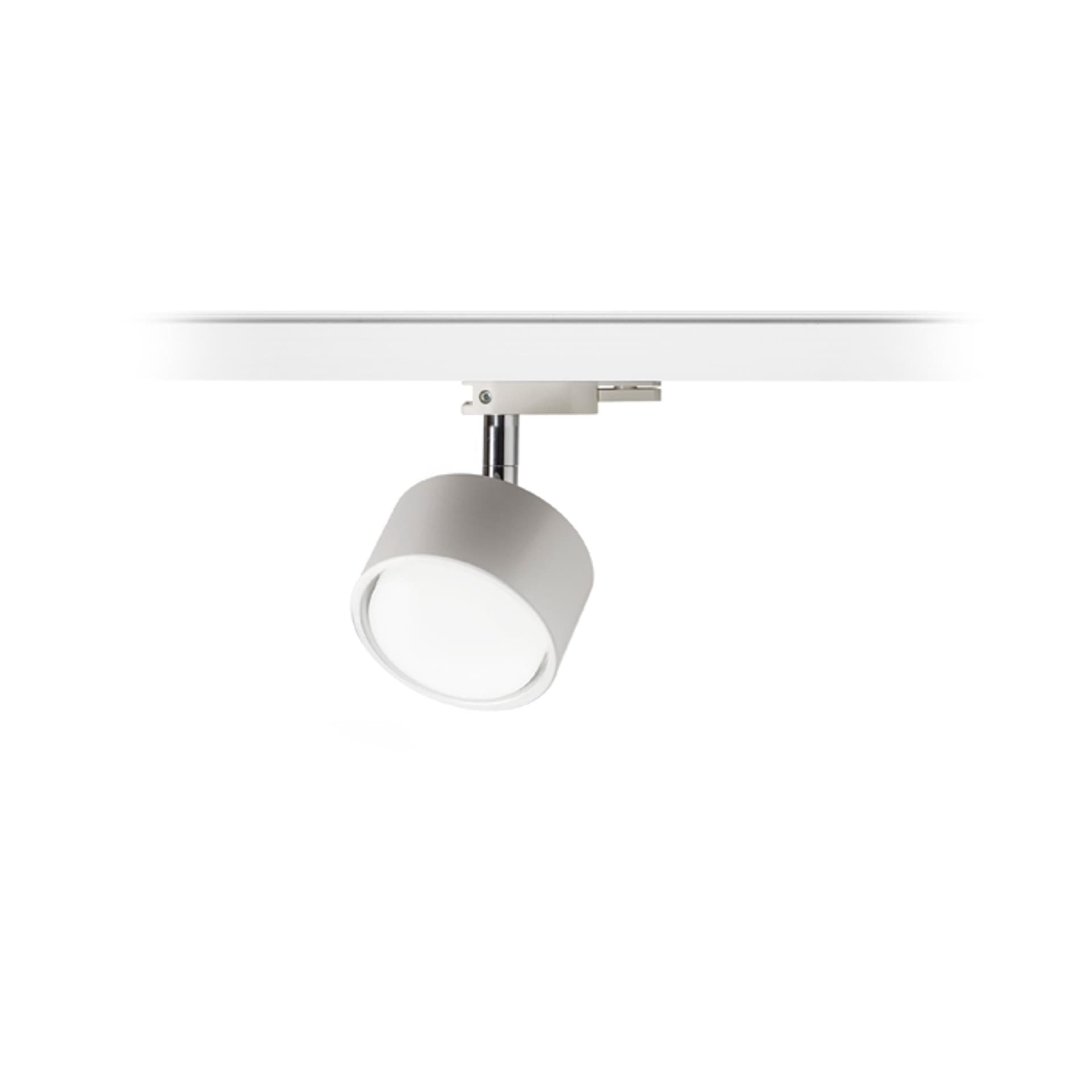 Rendl Pixie pentru șină 3 circuite, alb-crom, LED GX53 7W, 230V