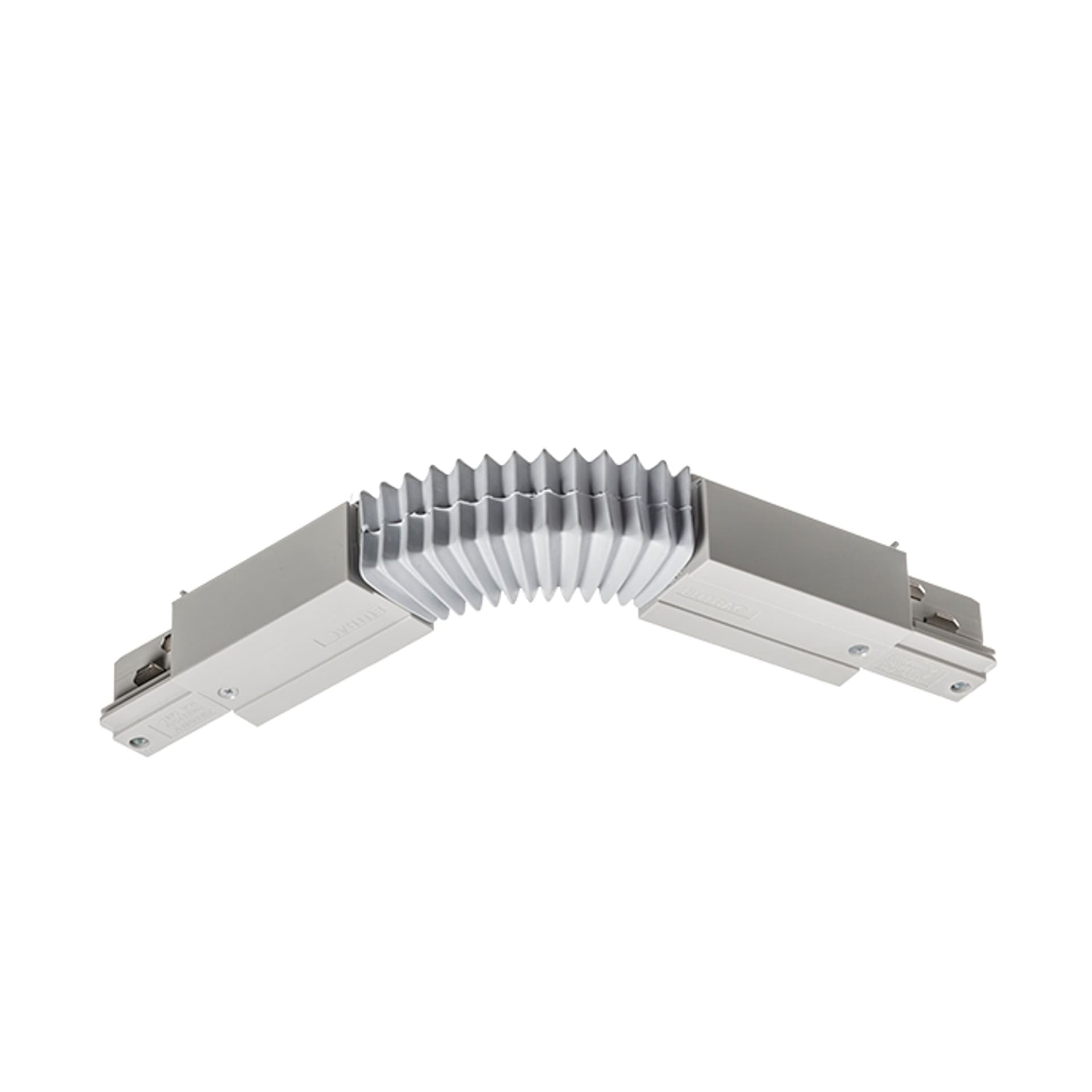 Conector flexibil Rendl gri argintiu pentru șină, 230V