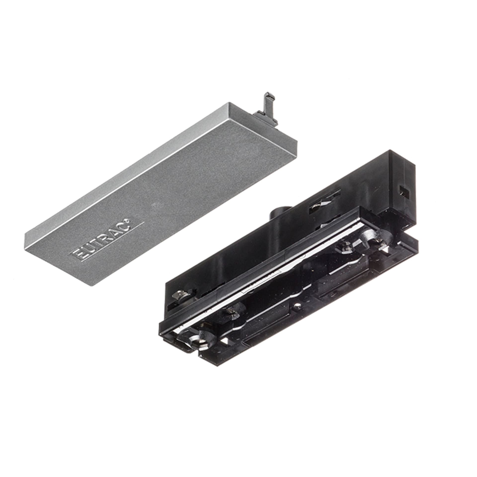 Conector alimentare șină 3 circuite Rendl, gri argintiu, 230V