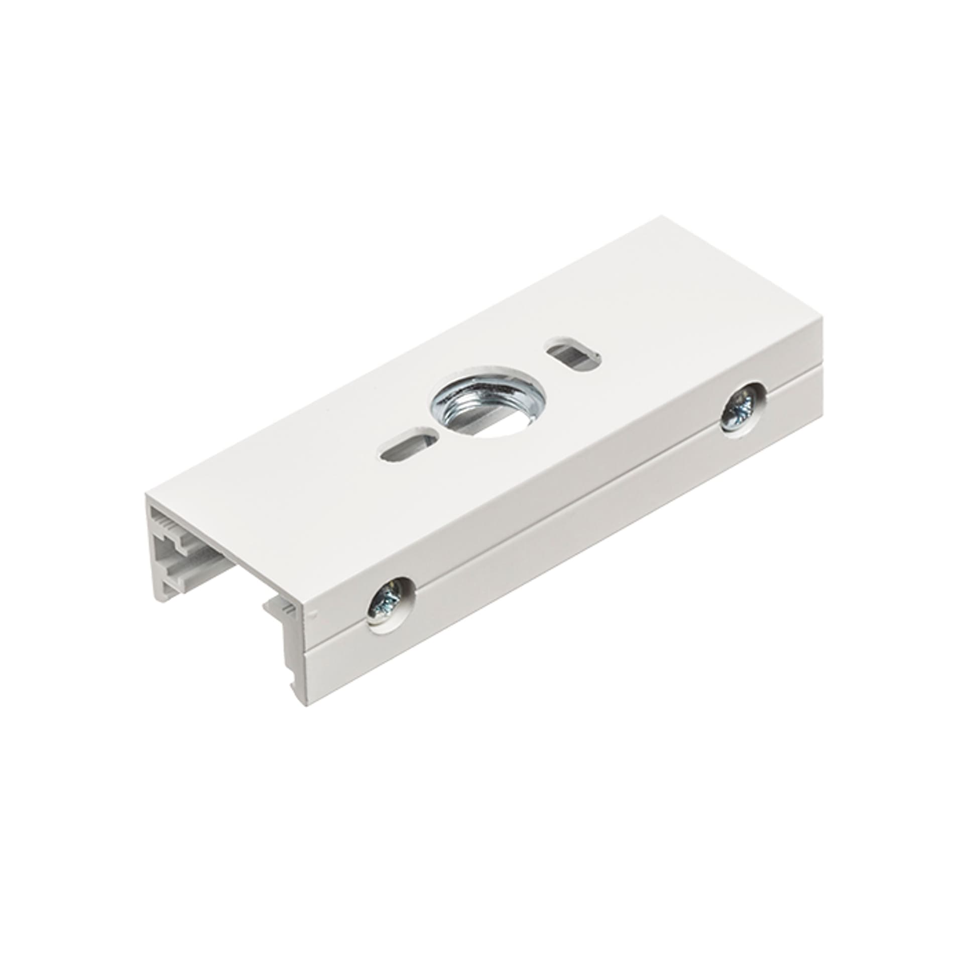 Conector pentru șină EUTRAC cu 3 circuite, alb