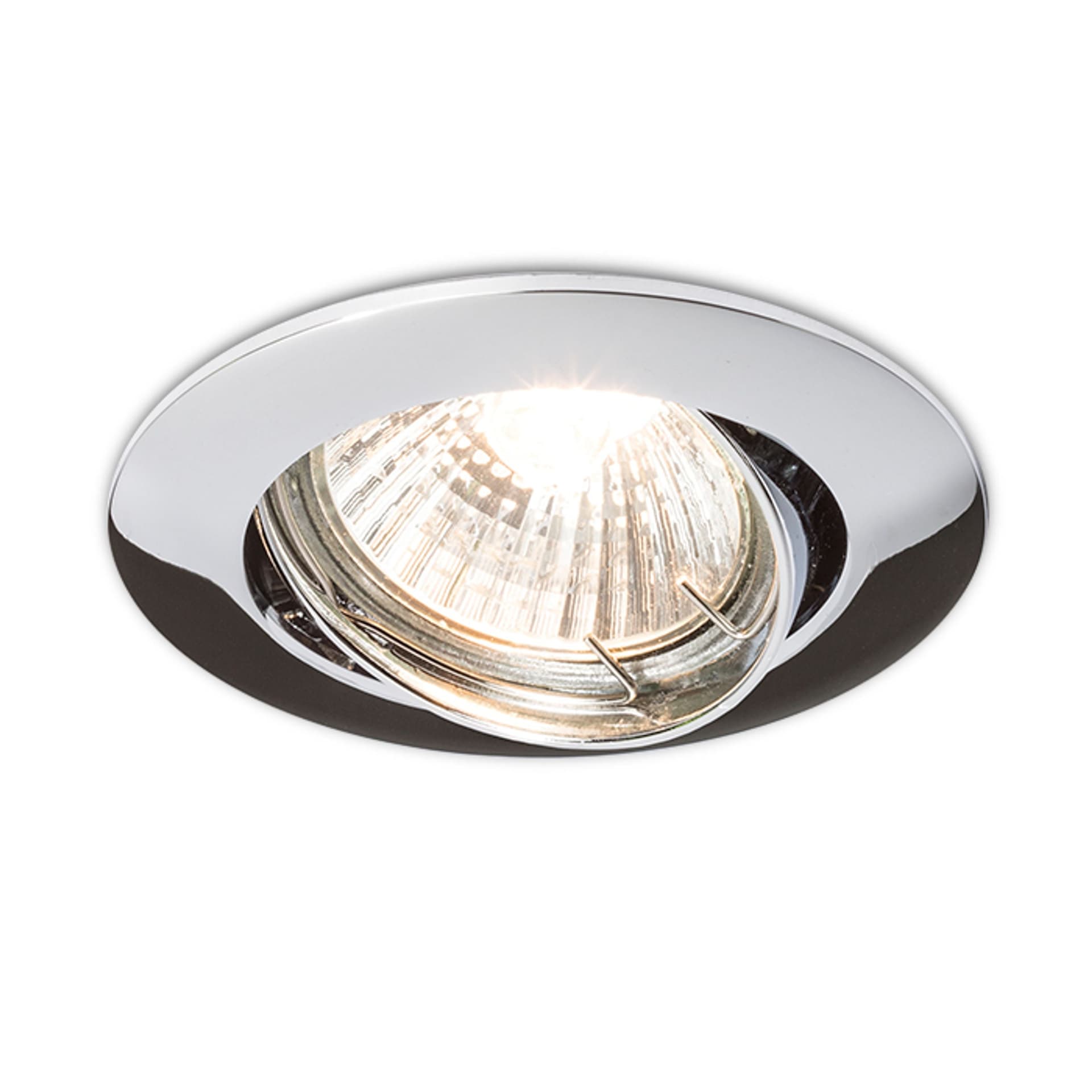 Spot încastrat orientabil cromat Rendl, LED GU10 8W
