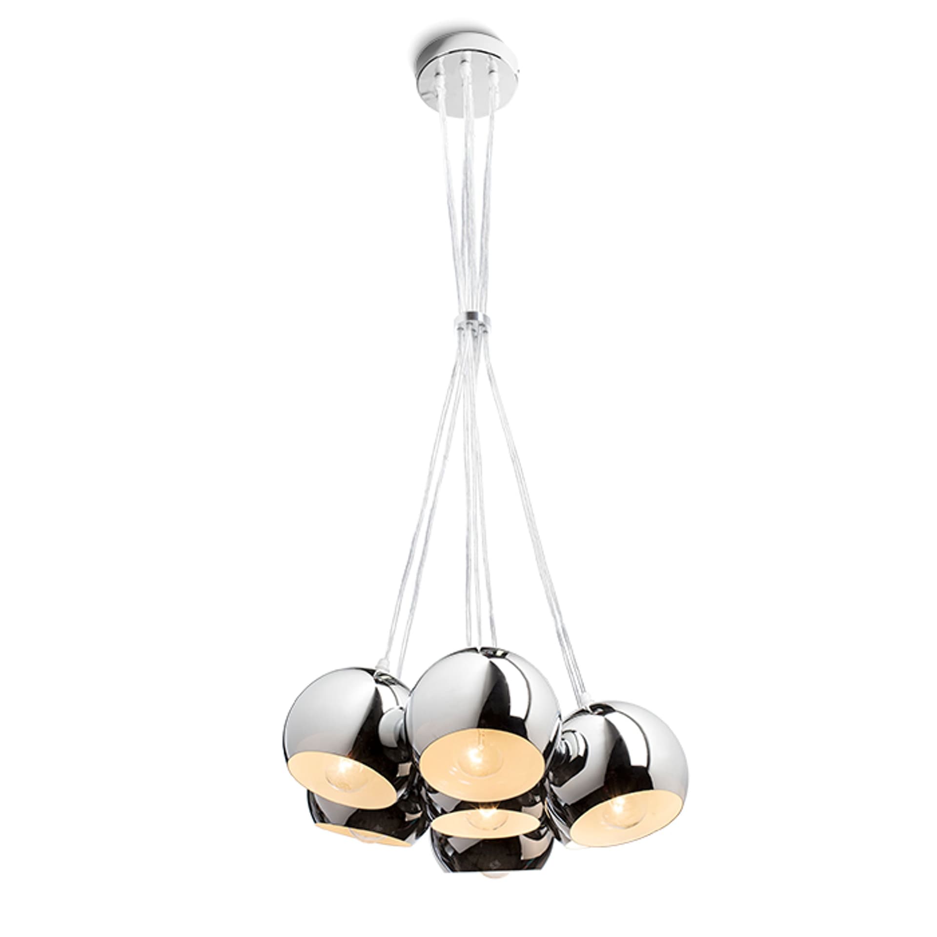 Corp suspendat Rendl Astromet VII crom, 230V, LED E27, 7x11W