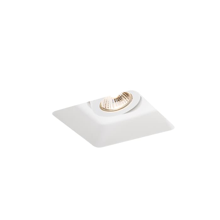RENDL DINO SQ GU10 înclinabil în rigips 230V GU10 35W