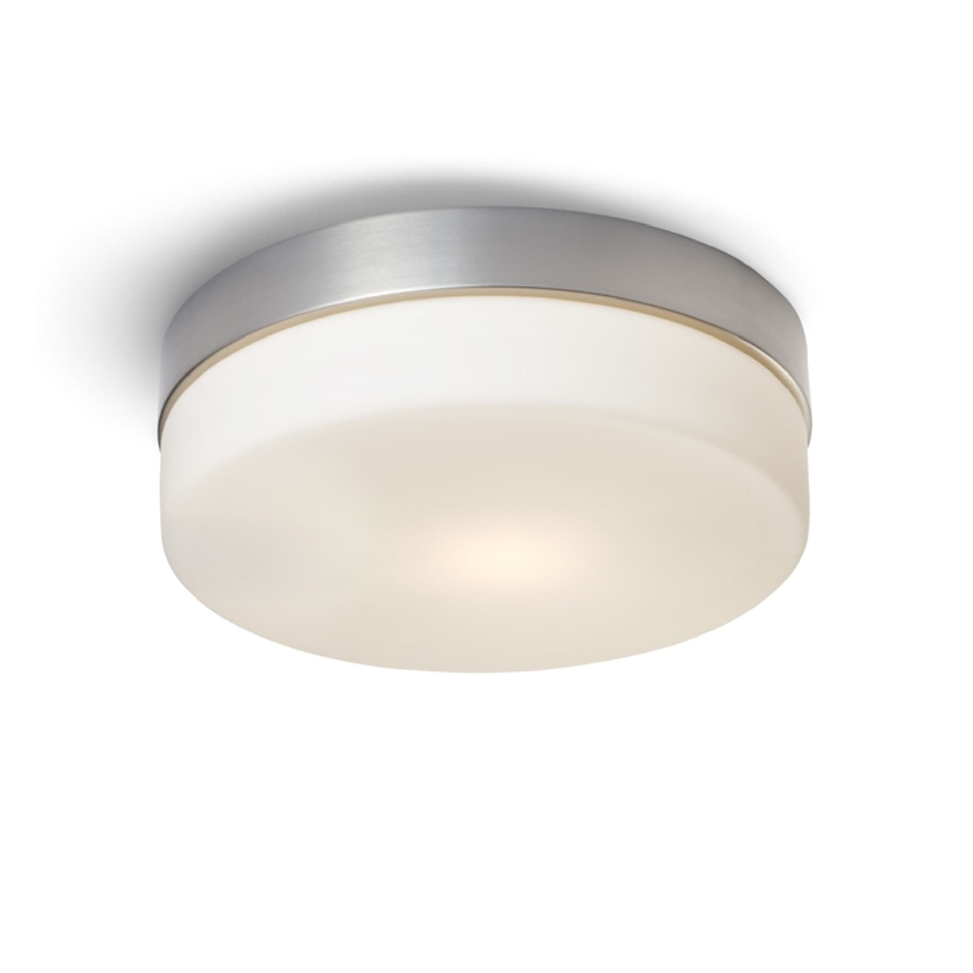Plafonieră Rendl nichel mat, LED 14W, lumină caldă