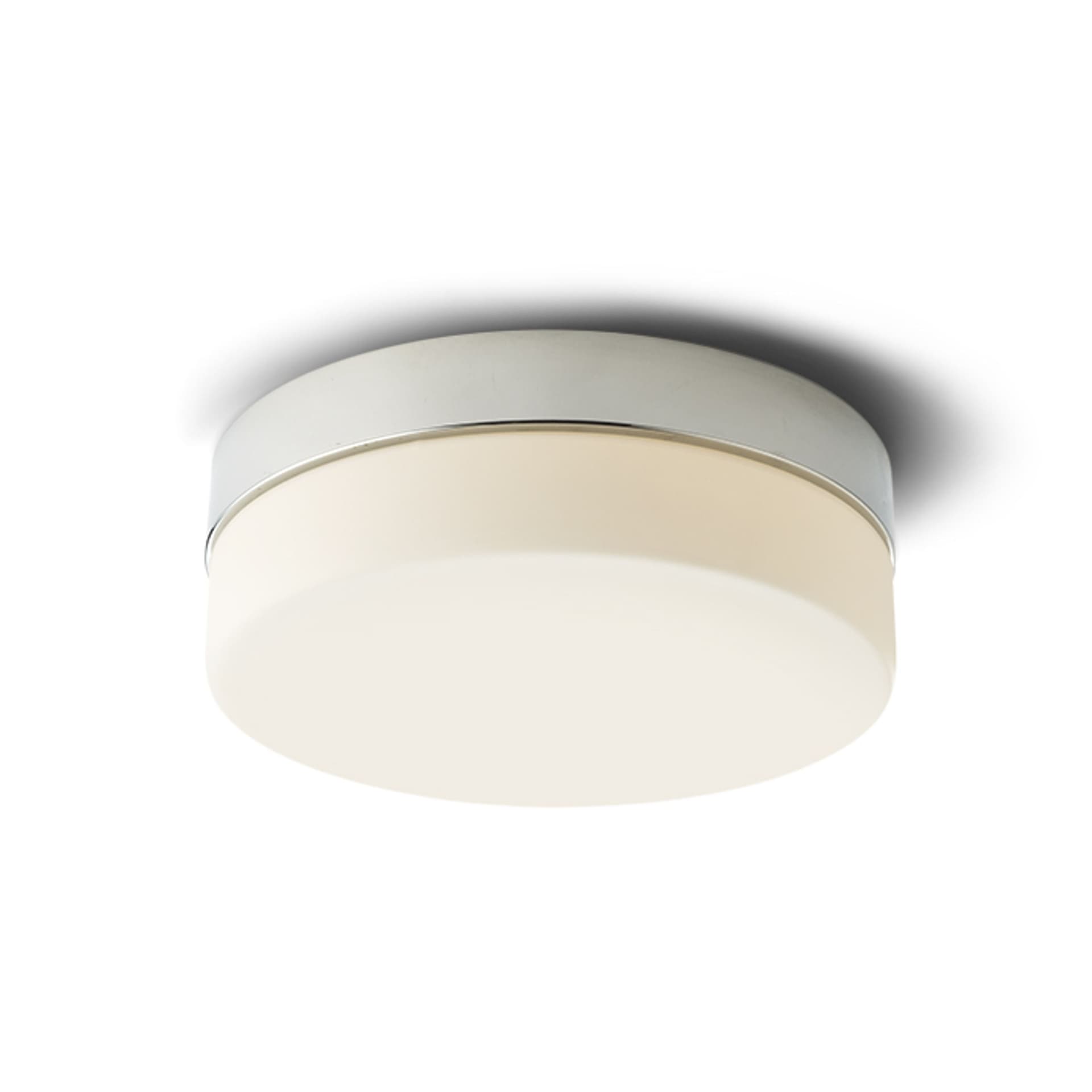 Plafonieră Rendl crom, LED 14W, lumină caldă