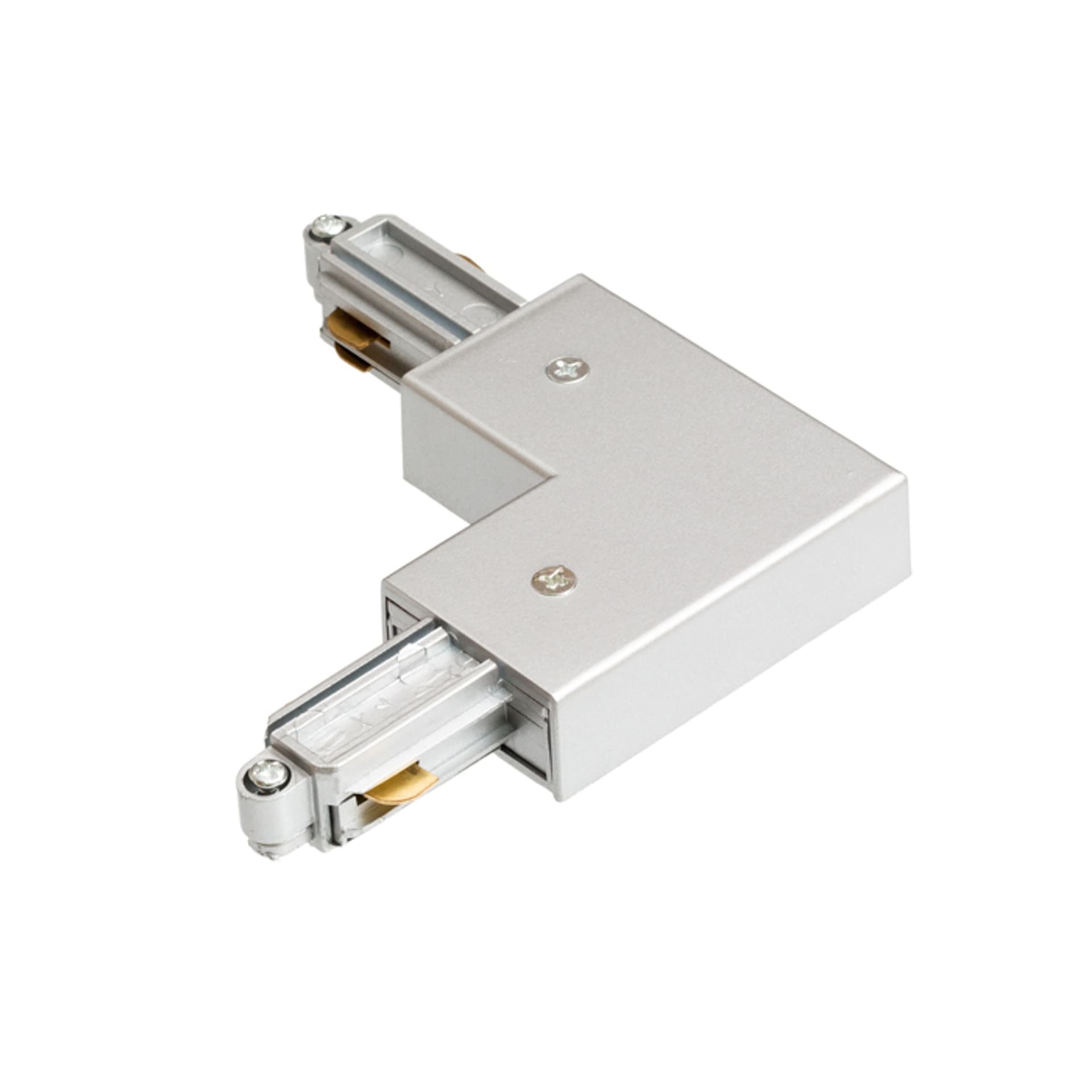 Conector interior Rendl gri argintiu pentru șină, 230V