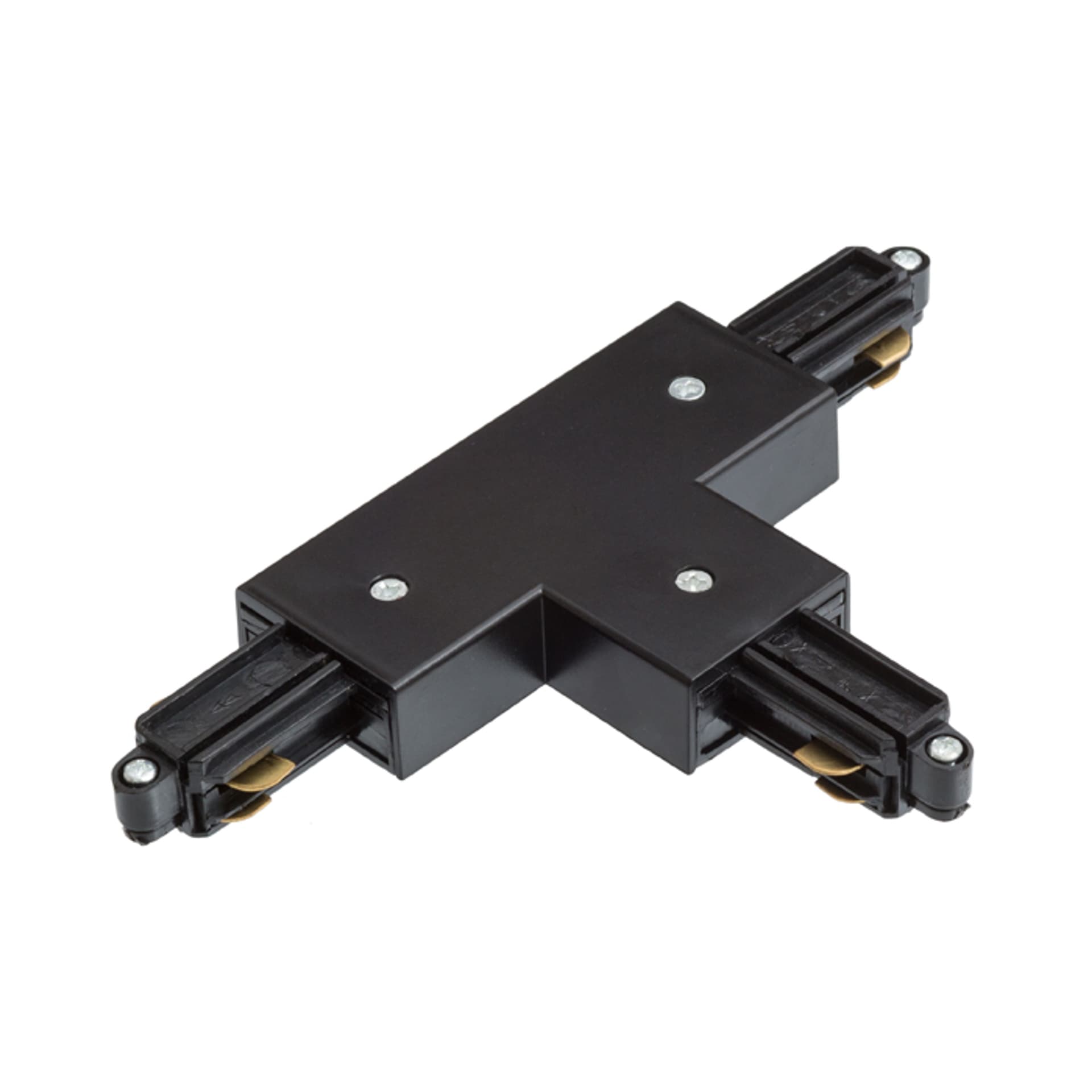 Conector drept Rendl 1F T, negru, 230V