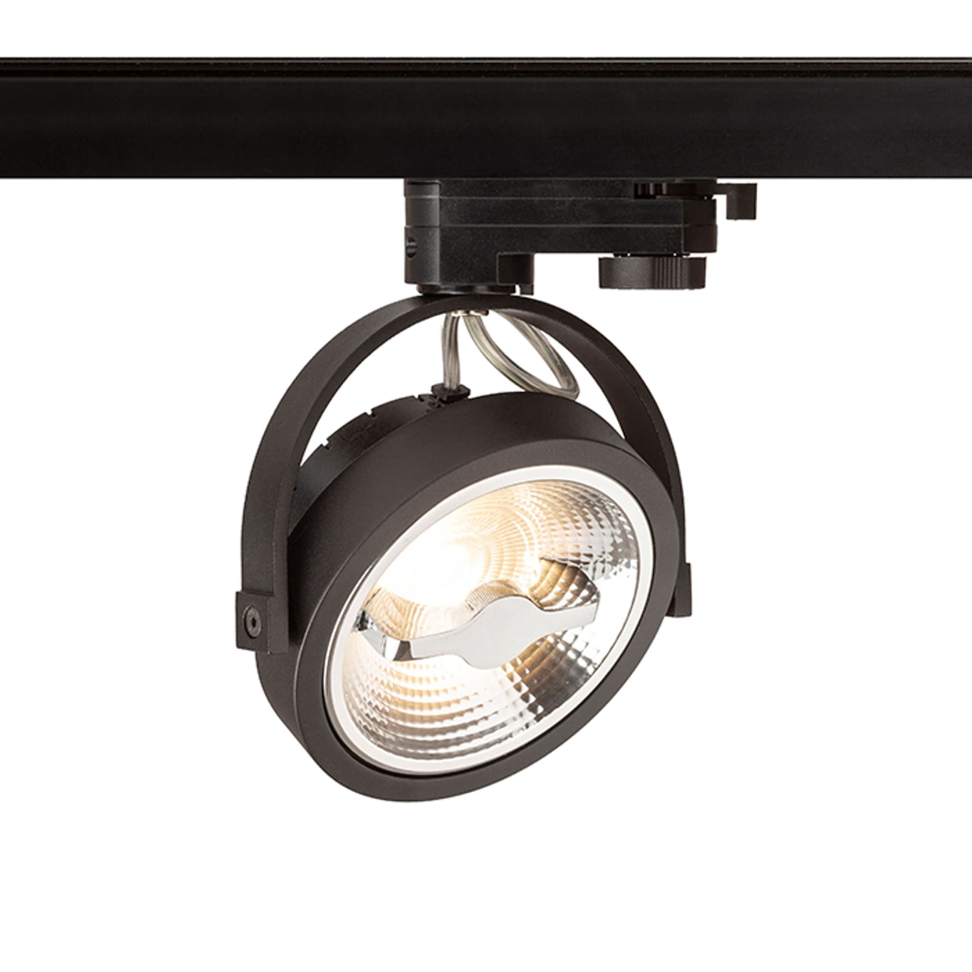 Spot pe șină Rendl, negru, dimabil, 12W pentru interioare moderne