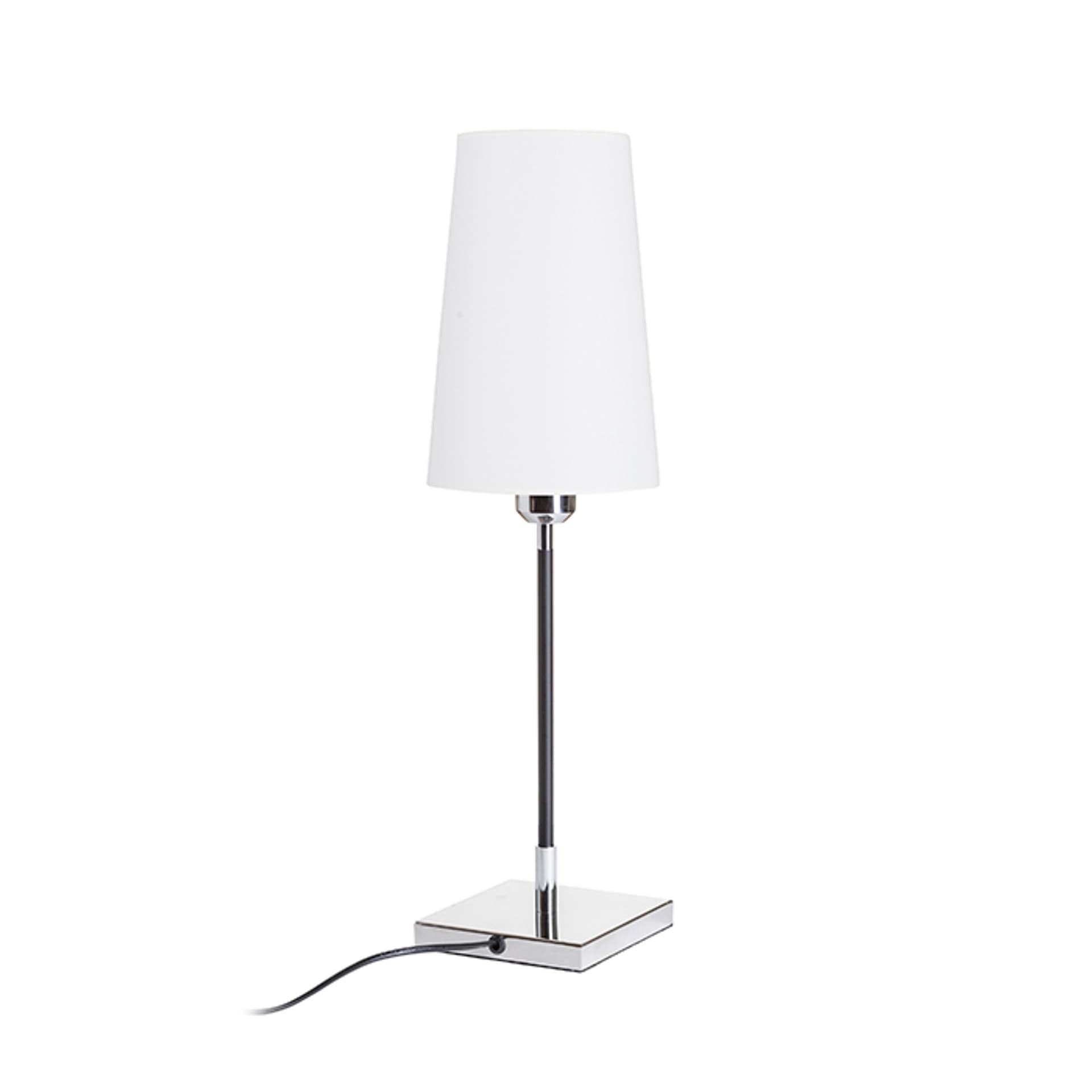 Lampă de masă Rendl Lulu alb/negru crom, LED 8 W
