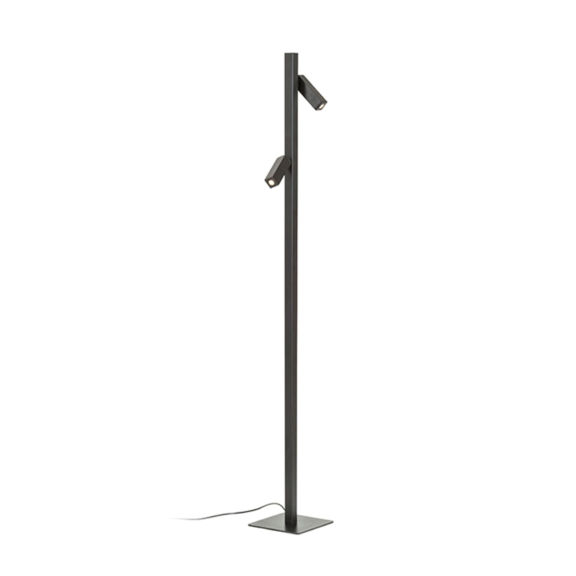 RENDL FADO lampă de podea neagră LED 2x3W 3000K 45° 230V