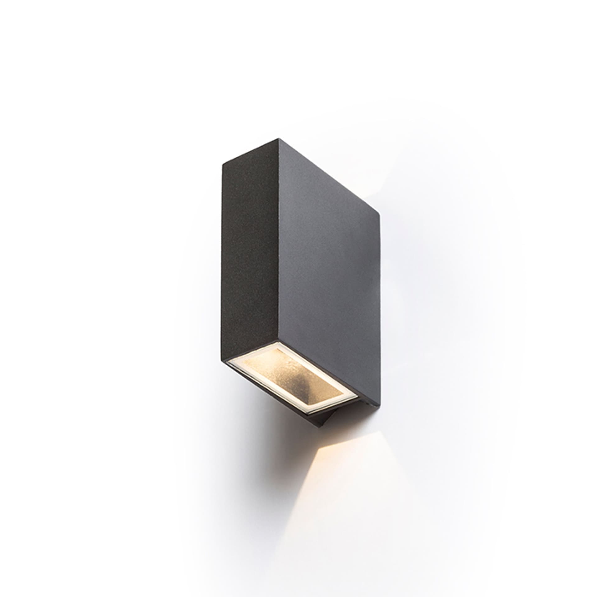 Aplica de perete Rendl neagră LED, 3000K, 2x3W