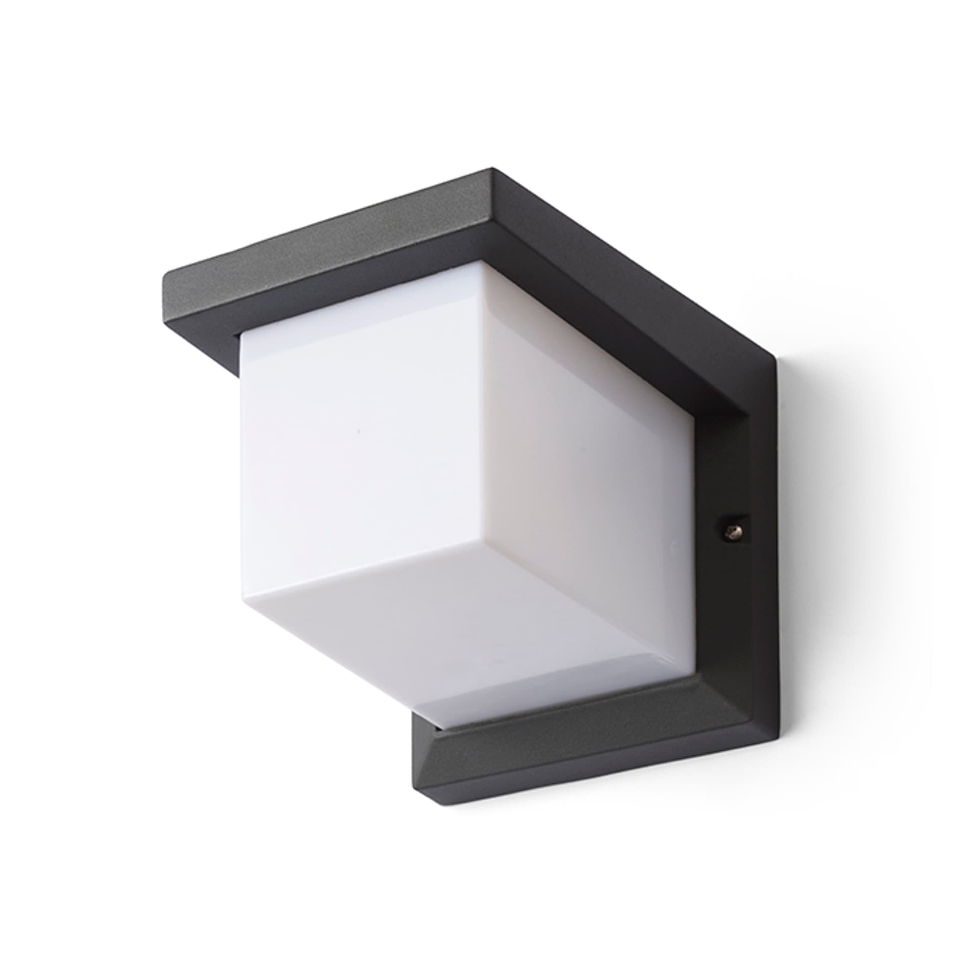 Aplică de perete Rendl Hide SQ antracit 230V LED E27 15W IP44