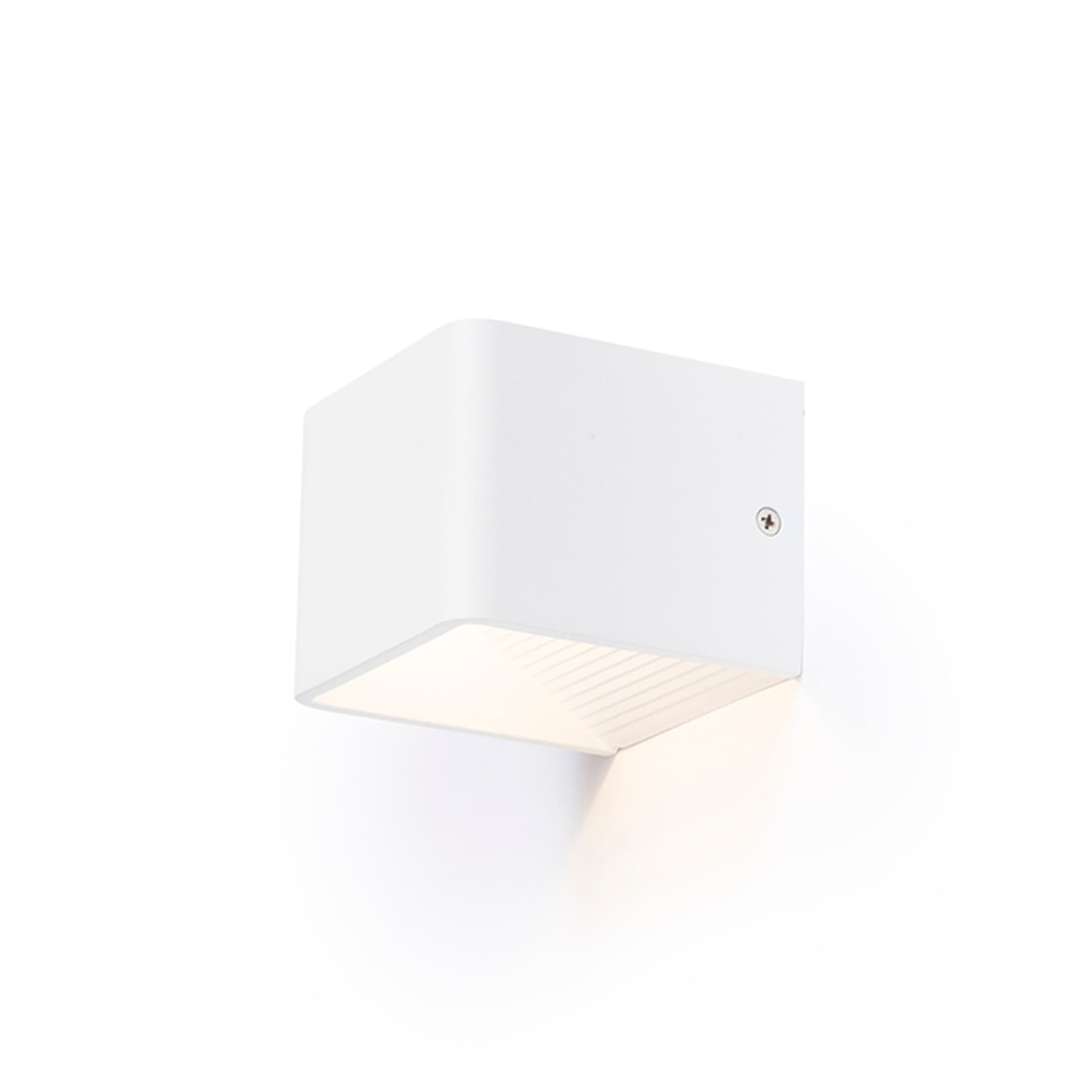 Aplică de perete Rendl albă, LED 5W, lumină caldă