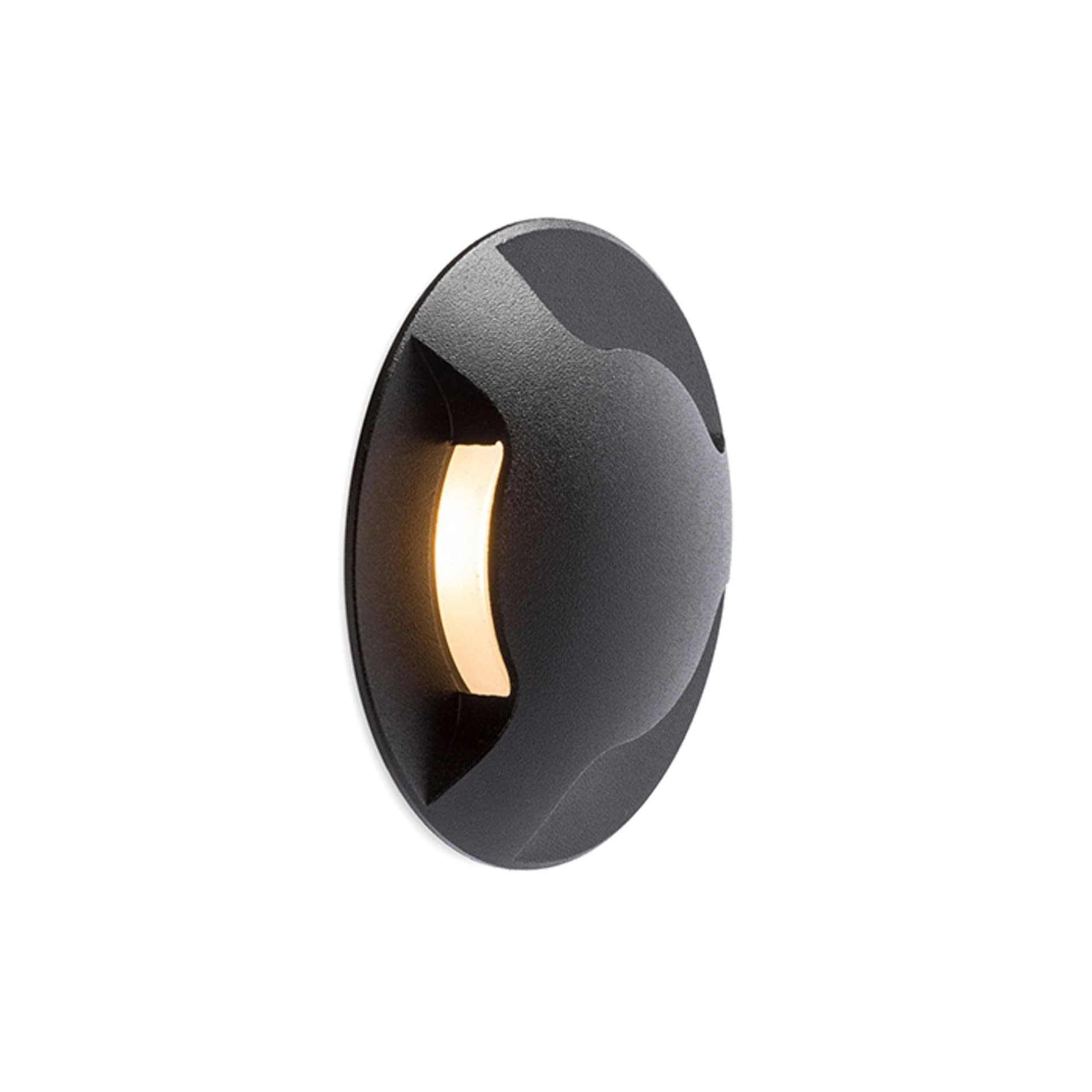 RENDL KICK III încastrat negru 230V LED 3W IP54 3000K