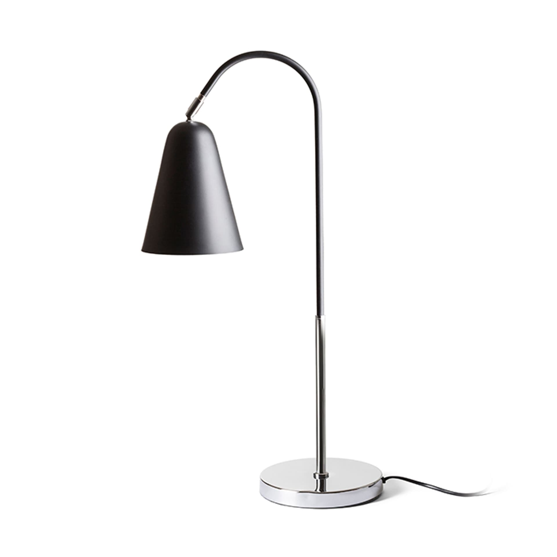 Lampă de masă Rendl Garbo, negru-crom, E27, 15W, 230V